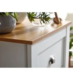 Komoda VINCENTE 53 cm biała*WOHNLING, GERMANY Discount