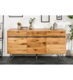 Komoda VIVENTE Living Edge 160 cm drewno dąb dziki*Invicta Interior New