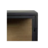 Komoda Witryna NEGRO 150 cm czarna*Zona-Design Outlet