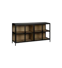 Komoda Witryna NEGRO 150 cm czarna*Zona-Design Outlet