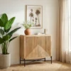 Komoda WOHNLING 91 cm drewno mango*WOHNLING, GERMANY Discount