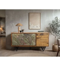 Komoda WOHNLING 150 cm drewno sheesham*WOHNLING, GERMANY Discount