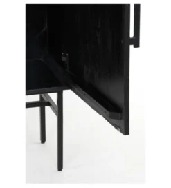 Komoda wysoka ABAGE 180 cm czarna*L&L