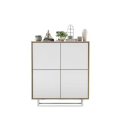 Komoda wysoka Apollo 113 cm biała*Polski Design ML New