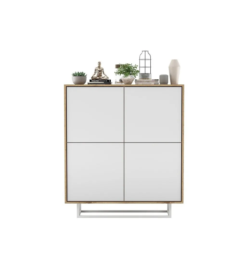 Komoda wysoka Apollo 113 cm biała*Polski Design ML New