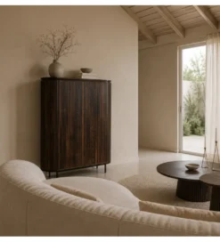 Komoda wysoka ASENSIO 100 cm szara*LF-Design New