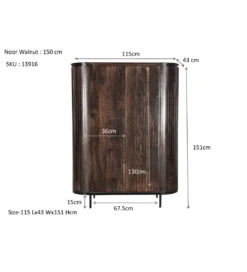 Komoda wysoka ASENSIO 100 cm szara*LF-Design New