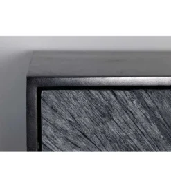 Komoda wysoka CRATER 100 cm drewno mango szara*Invicta Interior - przedsprzedaż Online