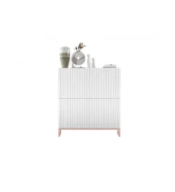 Komoda wysoka ELPIS 112 cm biała*Polski Design ML Online