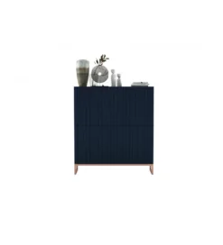 Komoda wysoka ELPIS 112 cm granatowa*Polski Design ML New