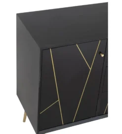 Komoda wysoka EVEREST 106 cm brązowo beżowa*J-Line Clearance