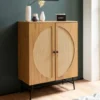 Komoda wysoka FONTA 80 cm w optyce dębu*WOHNLING, GERMANY Sale