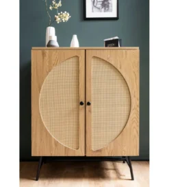 Komoda wysoka FONTA 80 cm w optyce dębu*WOHNLING, GERMANY Sale