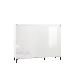 Komoda wysoka GENUA 138 cm biała*MCA Linia Włoska Outlet