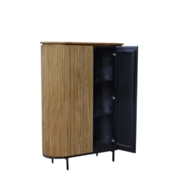 Komoda wysoka LUSAN 115 cm drewno teak*LF-Design Online