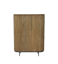 Komoda wysoka LUSAN 115 cm drewno teak*LF-Design Online
