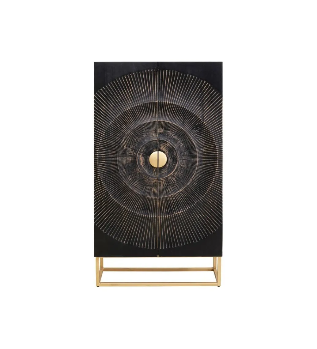 Komoda wysoka Madeira 76 cm Dark*KARE