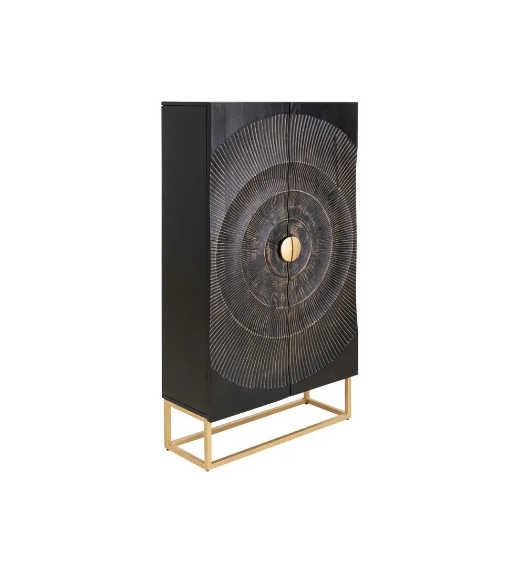 Komoda wysoka Madeira 76 cm Dark*KARE