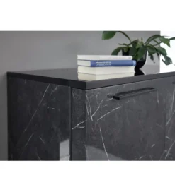 Komoda wysoka MANGO 106 cm W Optyce Antracytowego Marmuru*MCA Linia Włoska Discount