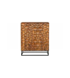 Komoda wysoka MASKAT 100 cm drewno mango brąz*Invicta Interior Hot