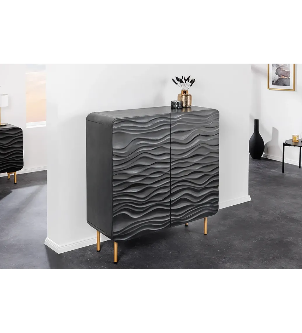 Komoda wysoka MILAS 100 cm drewno mango*Invicta Interior Best