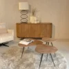 Komoda wysoka NOORK 115 cm w kolorze orzechowym*LF-Design Outlet