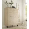 Komoda wysoka PALMA 106 cm w kolorze dębowym*MCA Linia Włoska Discount