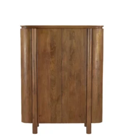 Komoda wysoka SALANO 150 cm drewno mango naturalna*LF-Design Clearance
