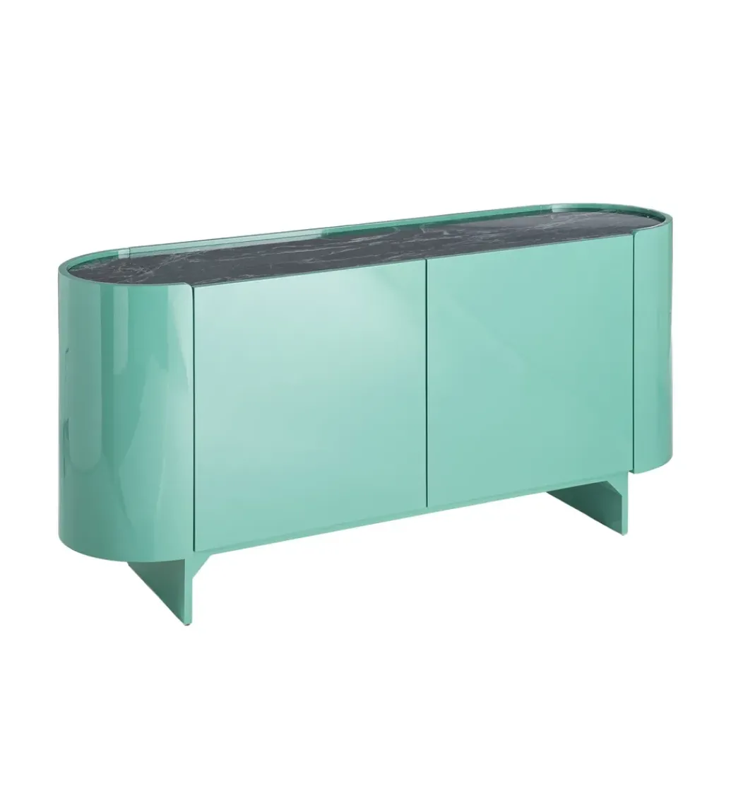 Komoda wysoka SINFORNI 87 cm naturalna*Zona-Design New