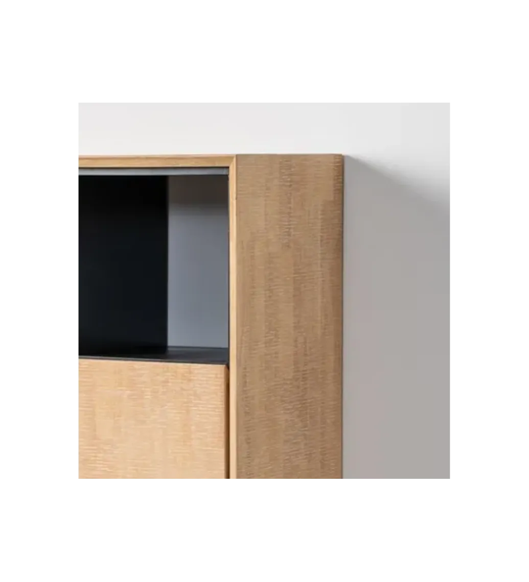 Komoda wysoka SINTRA 152 cm drewno kauczuk naturalna*Zona-Design Online