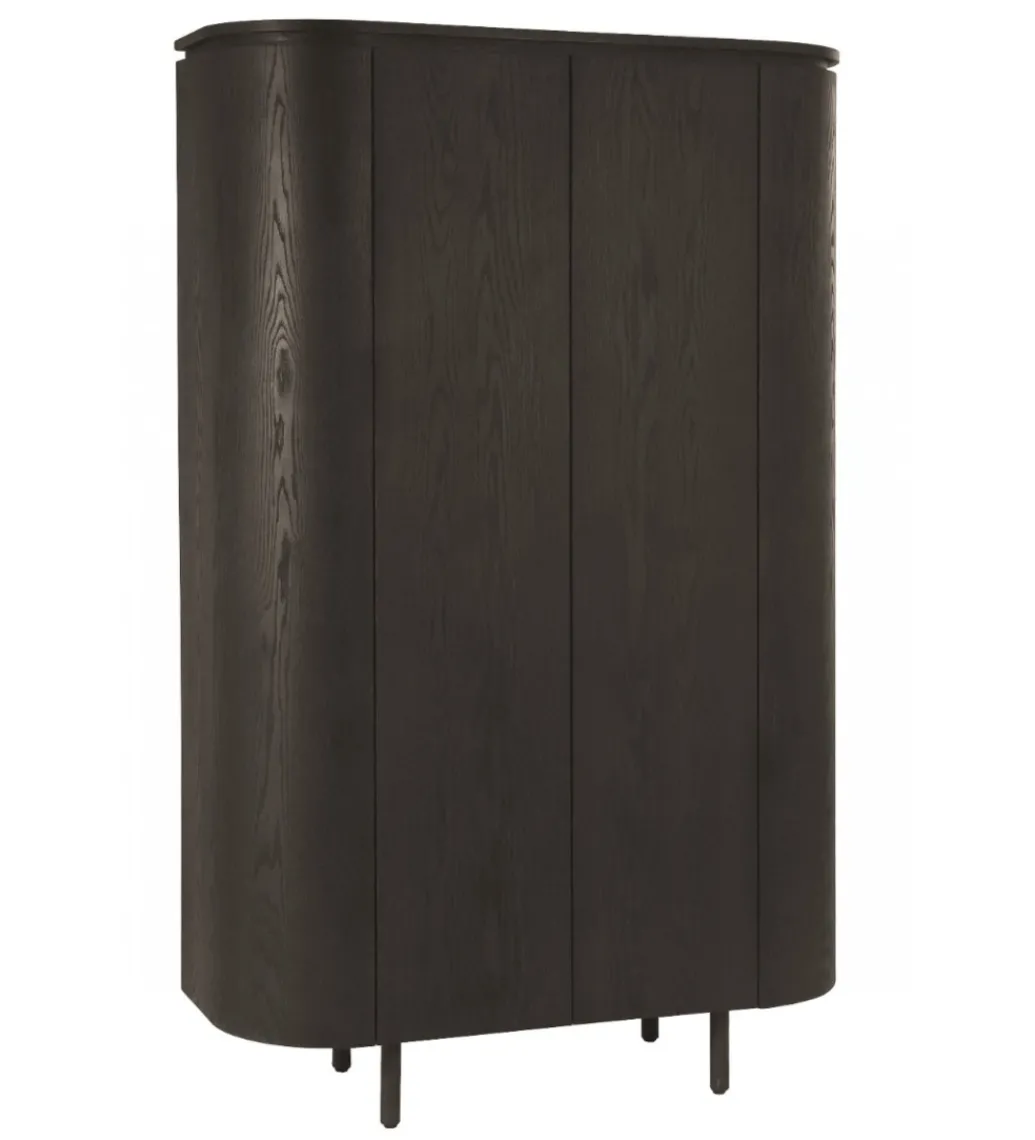 Komoda wysoka TOBAGO 180 cm czarna*LF-Design