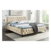 Łóżko MODERN BAROCK 180 x 200 cm welwet champagne*Invicta Interior - przedsprzedaż Sale