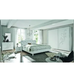 Łóżko NIVEA 160 Cm x 200 Cm białe*MCA Linia Włoska Outlet