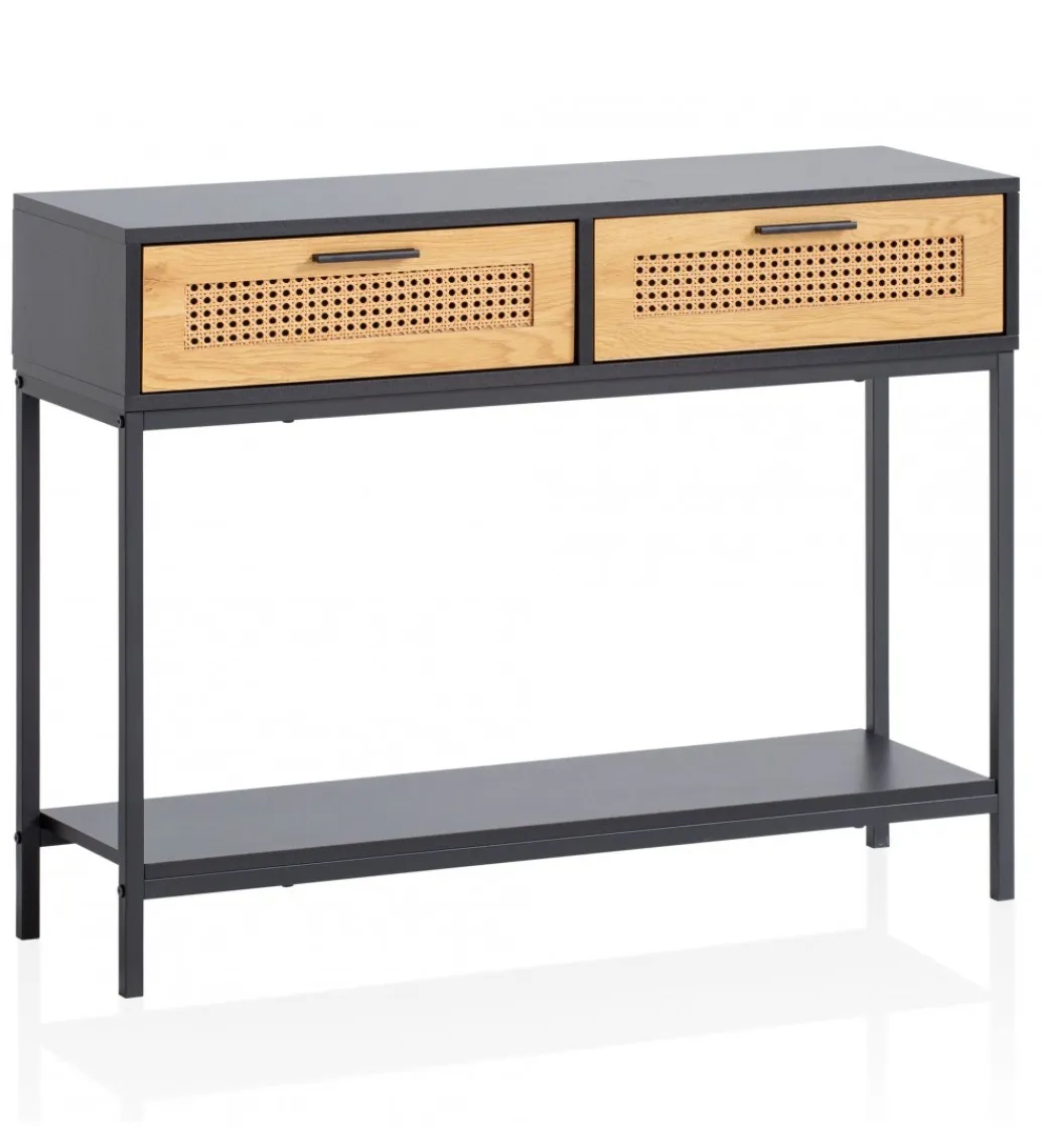 Konsola Ambert 100 cm czarna*WOHNLING, GERMANY Discount