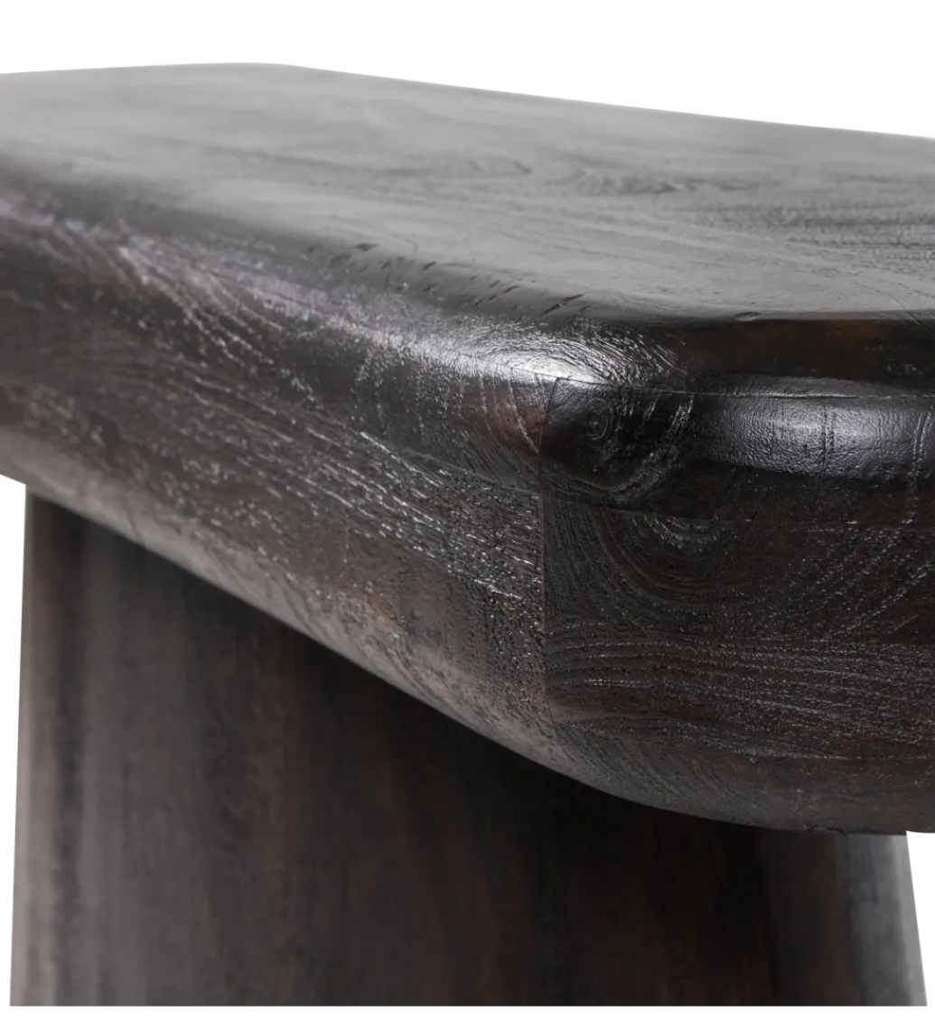 Konsola AMCO 120 cm drewno mango ciemny brąz*WOOOD Discount