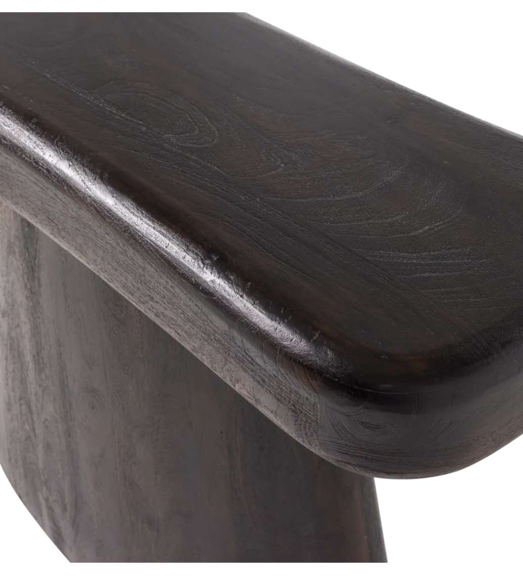 Konsola AMCO 120 cm drewno mango ciemny brąz*WOOOD Discount