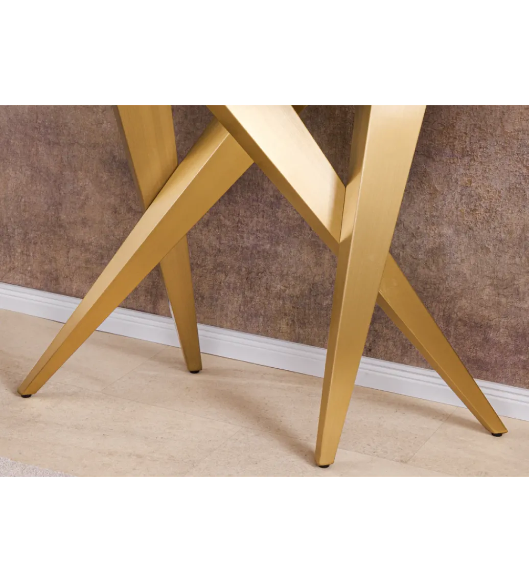 Konsola ART LIVING 140 cm blat z białego marmuru*Invicta Interior Sale