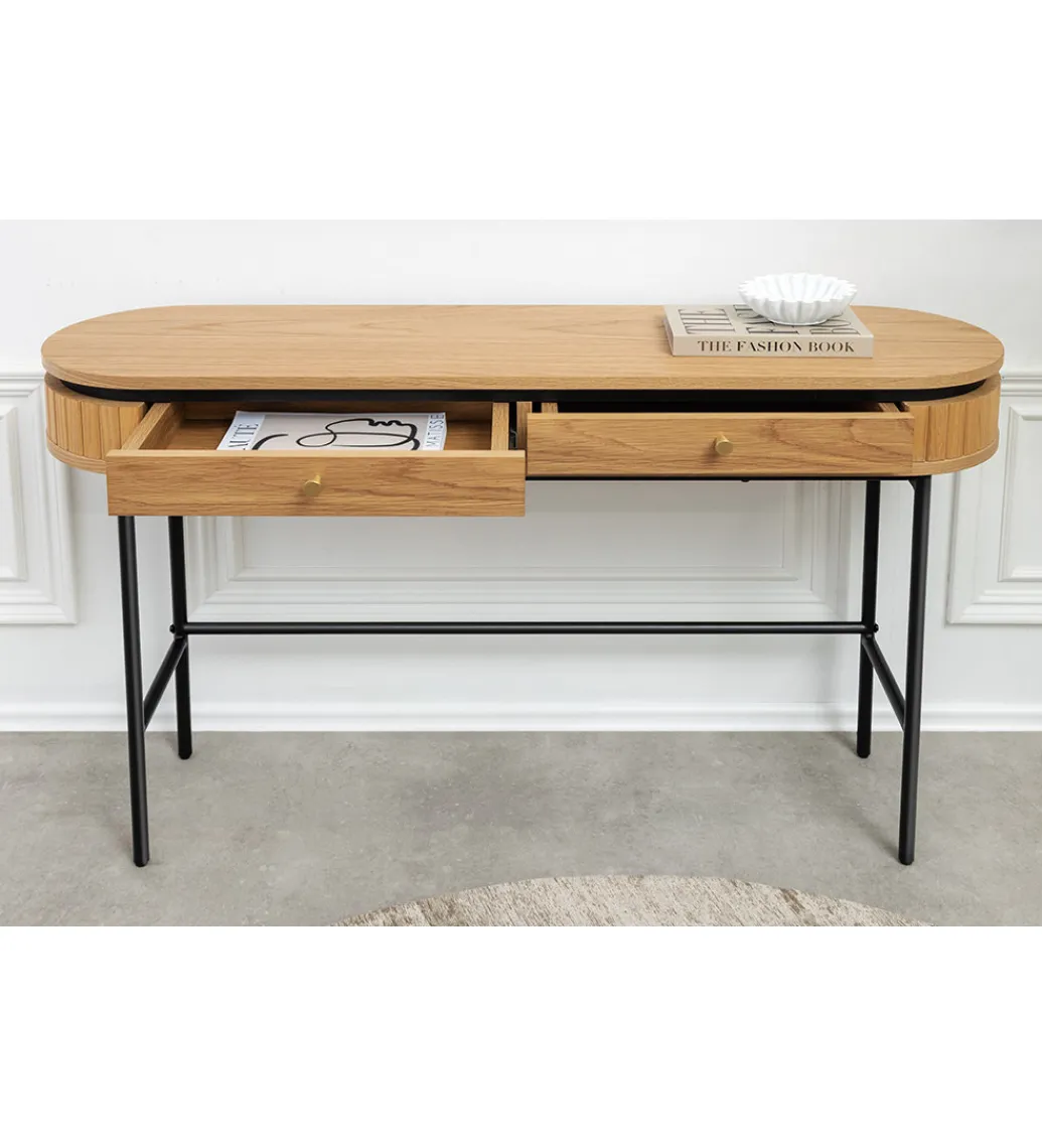 Konsola ATELIER 120 cm w kolorze dębu*Invicta Interior Clearance