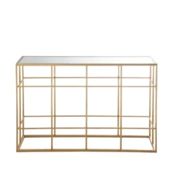 Konsola Bars 120 cm złota*J-Line Discount