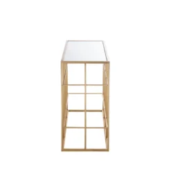 Konsola Bars 120 cm złota*J-Line Discount
