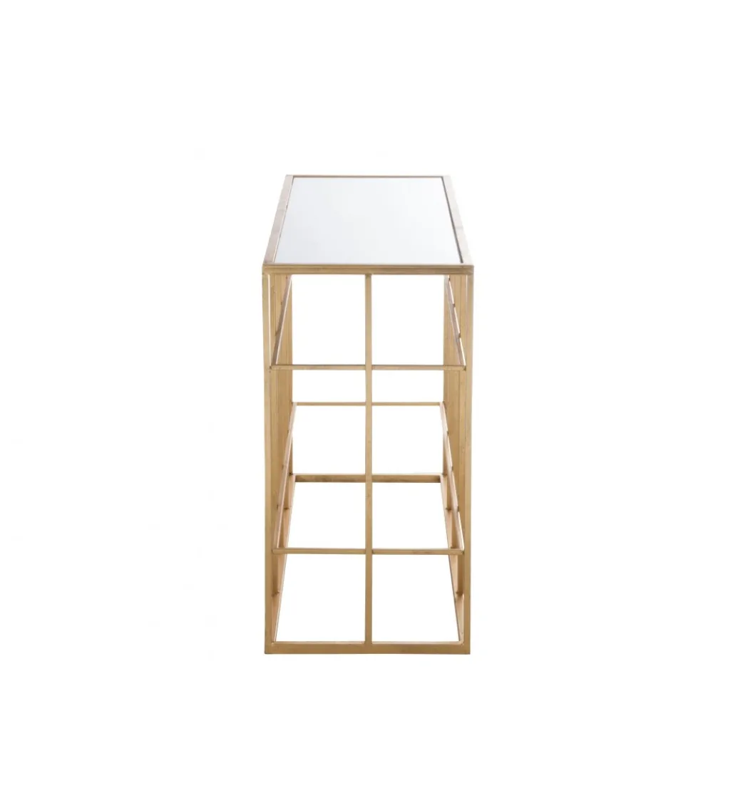 Konsola Bars 120 cm złota*J-Line Discount