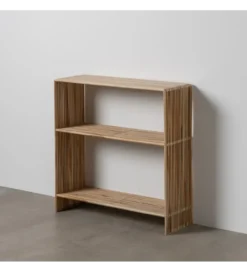 Konsola BELLAMONTE 85 cm drewno teak naturalna*Zona-Design Sale