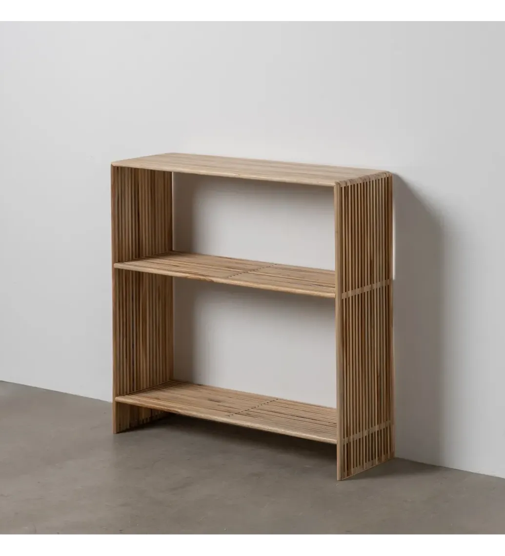 Konsola BELLAMONTE 85 cm drewno teak naturalna*Zona-Design Sale