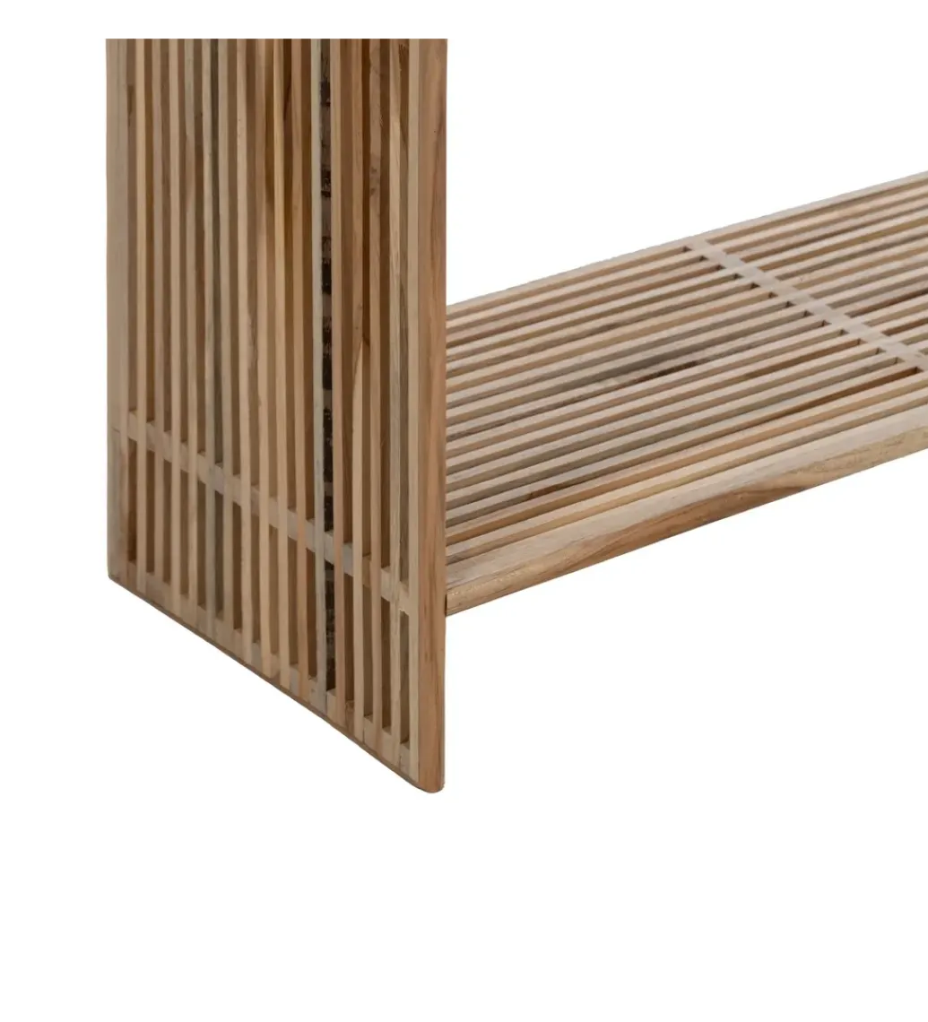 Konsola BELLAMONTE 85 cm drewno teak naturalna*Zona-Design Sale