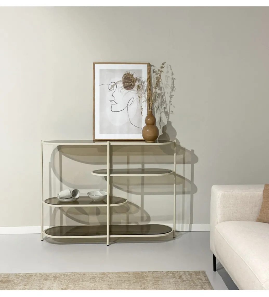 Konsola BRIX JILL 90 cm biała*LF-Design Discount