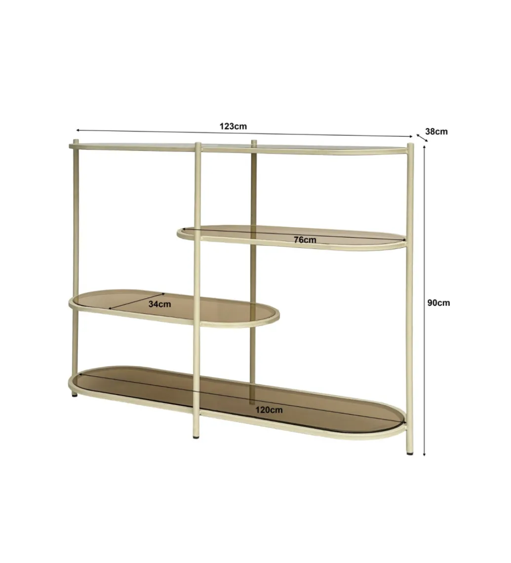 Konsola BRIX JILL 90 cm biała*LF-Design Discount