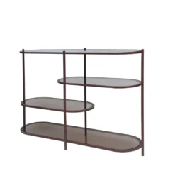Konsola BRIX JILL 90 cm bordowa*LF-Design Discount