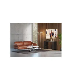 Konsola Curve 120 cm w optyce jesionu czarna*KARE Best