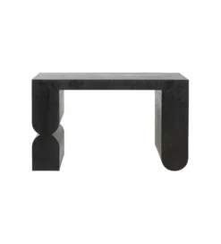 Konsola Curve 120 cm w optyce jesionu czarna*KARE Best