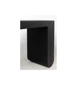Konsola Curve 120 cm w optyce jesionu czarna*KARE Best